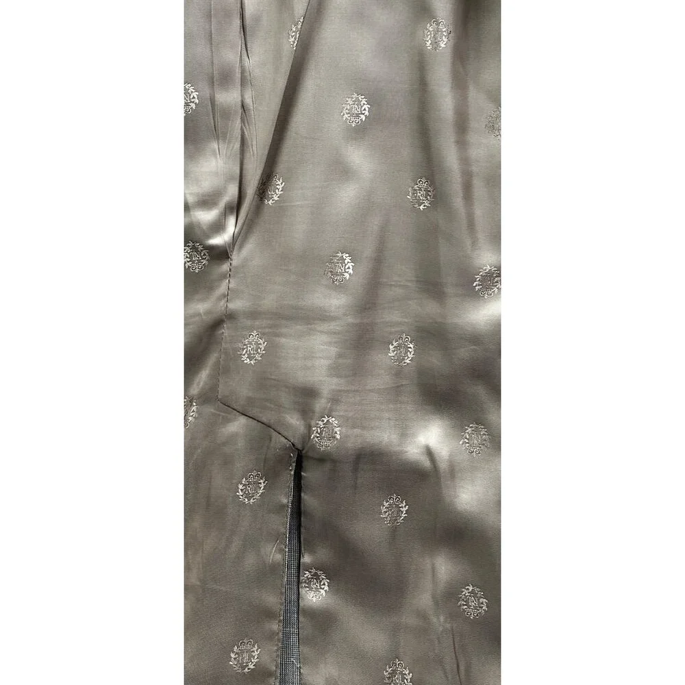 Lauren Ralph Lauren Men’s Blazer 44R Gray‎ Wool Glen Plaid Classic Jacket Preppy